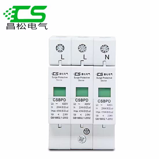 High Quality Surge Protector 2 4 Pole AC DC Surge Protective Device