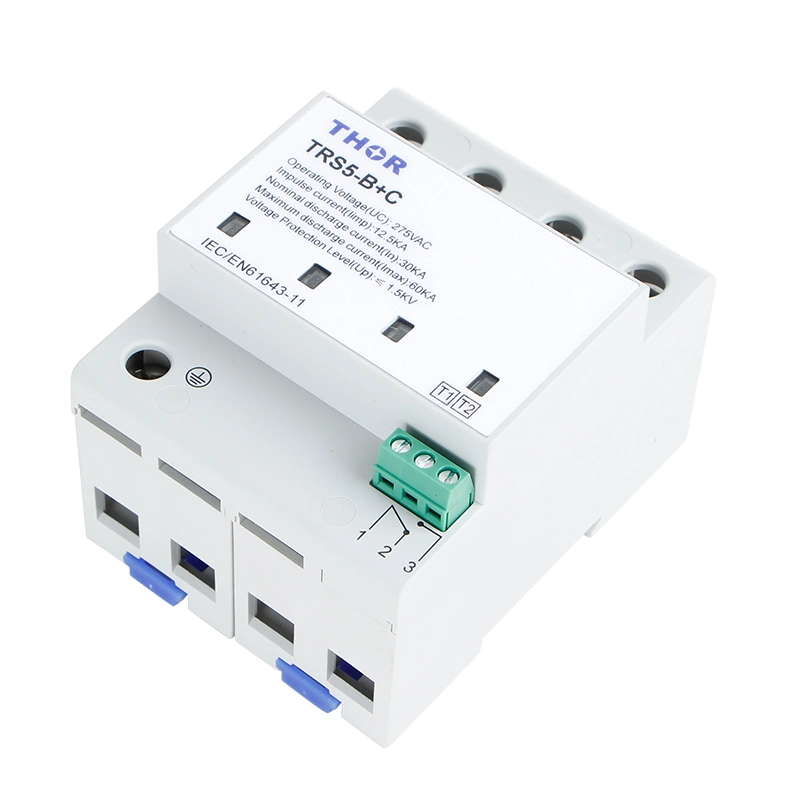 Lightning Protection T1 12.5ka 50ka Surge Protection Device for Surge Protector/ SPD