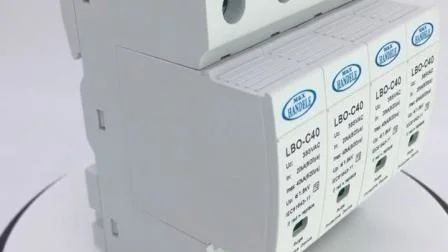 protetores de impulso do prendedor de relâmpago da C.A. da patente de 4p 40ka 420V