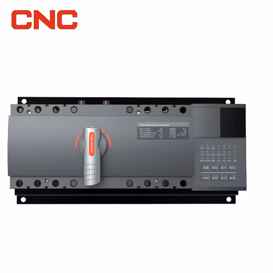 Manual elétrico do interruptor de transferência automática do gerador inteligente CNC ATS
