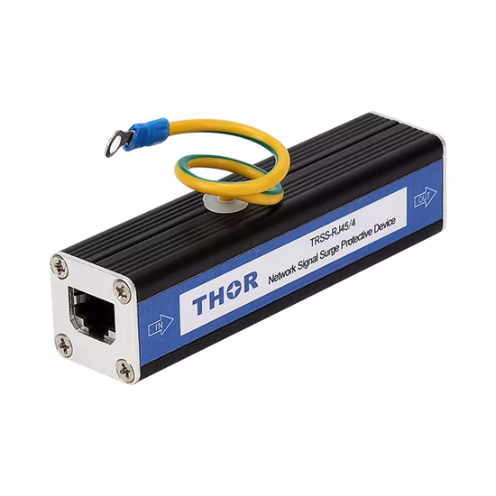 Protetor contra surtos de rede Poe 100/1000m Protetor contra surtos de rede RJ45