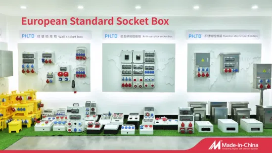 Caixa impermeável móvel do soquete da distribuição da caixa de reparo 380V da fonte de alimentação